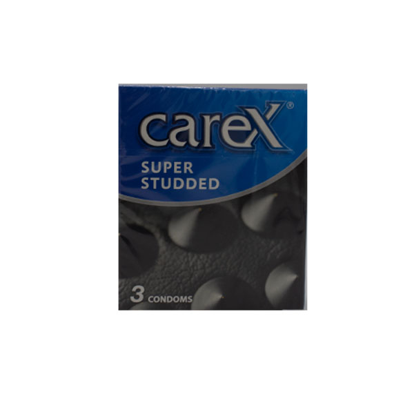 Carex Super Studded Condoms 3 Pieces