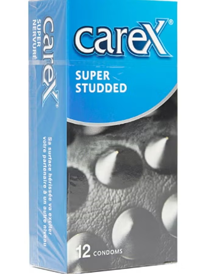 Carex Super Studded Condoms 12 Pieces