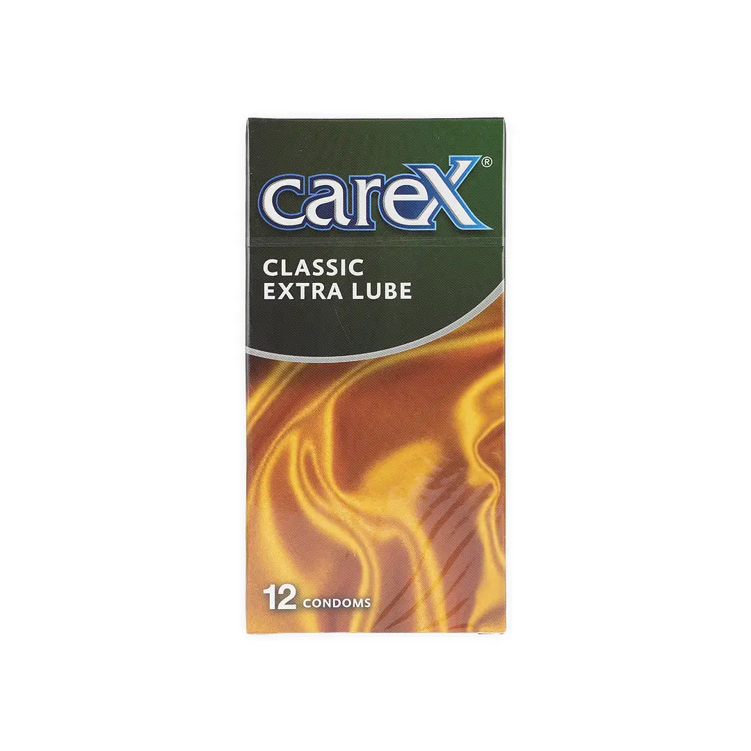 Carex Classic Extra Lube Condoms 12 Pieces