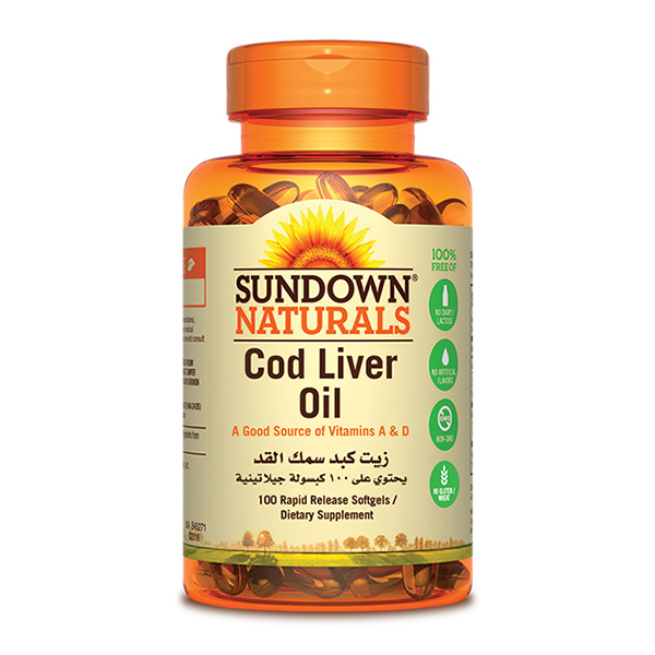 Sundown Cod Liver Oil 100 Capsules