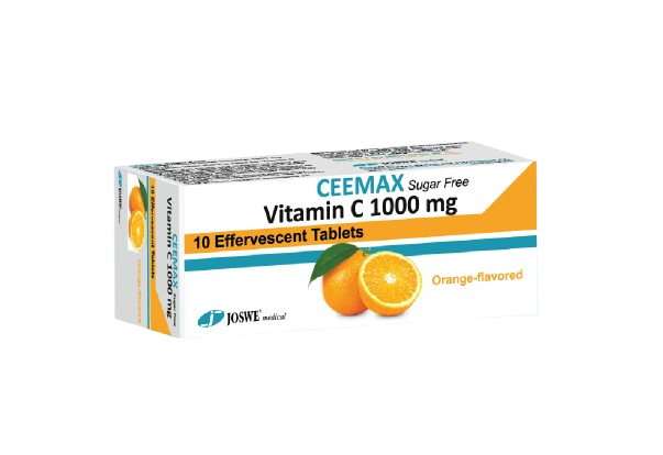 Joswe Ceemax Vitamin C 1000 mg Effervescent 10 Tablets