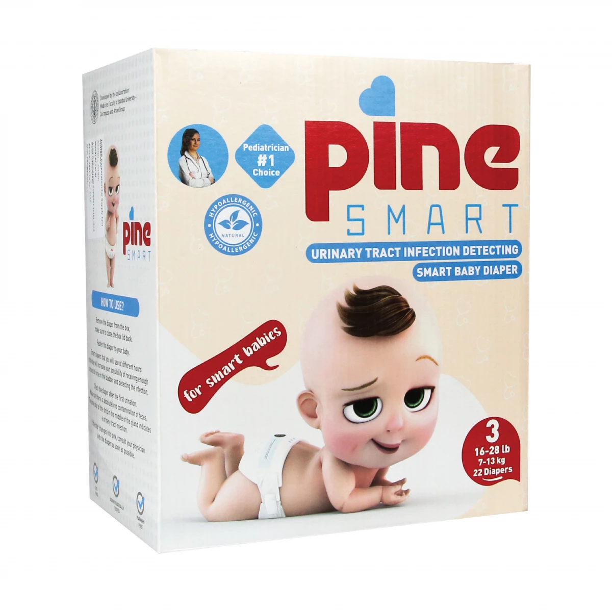 Pine Smart 3 Medium Diapers 22