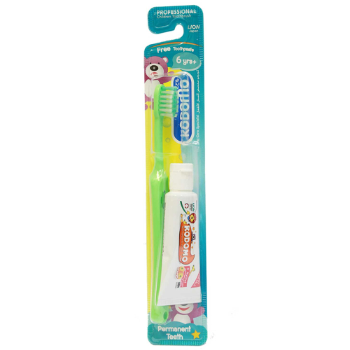 Kodomo +6Y Kids Toothbrush And Toothpaste