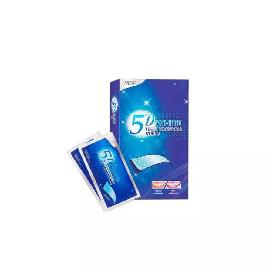 5D White Teeth Whitening Strips 7