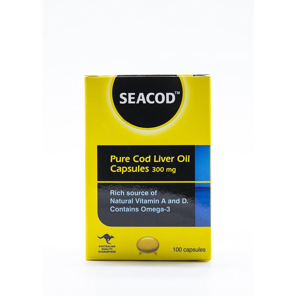 Seacod Cod Liver Oil 300mg 100 Capsule