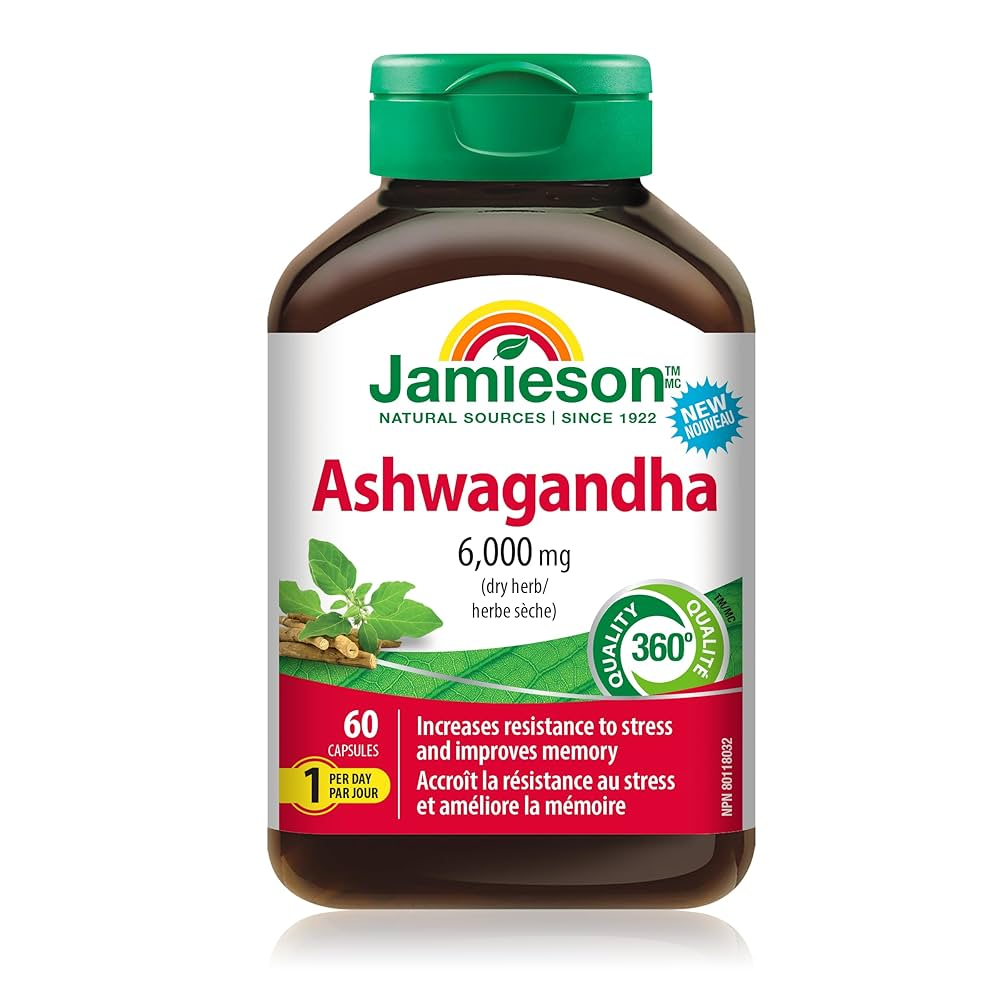 Jamieson Ashwagandha 6000mg 60 Capsule