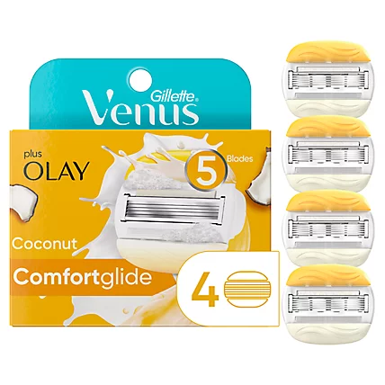Gillette Venus Plus Olay Coconut Razor 4 Heads