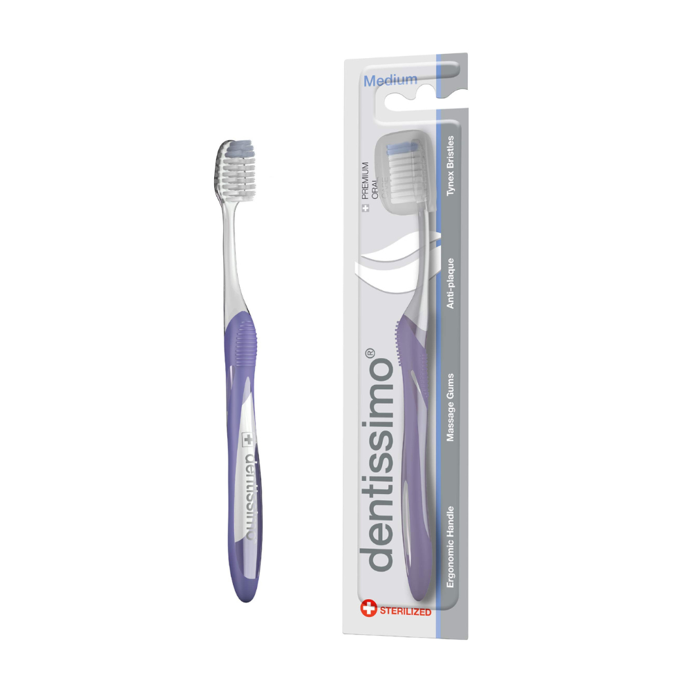 دينتيسيمو آنتي بليكيو فرشاة أسنان متوسطة