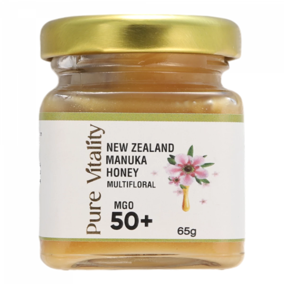 Pure Vitality New Zealand Manuka Honey MGO50+ 65g