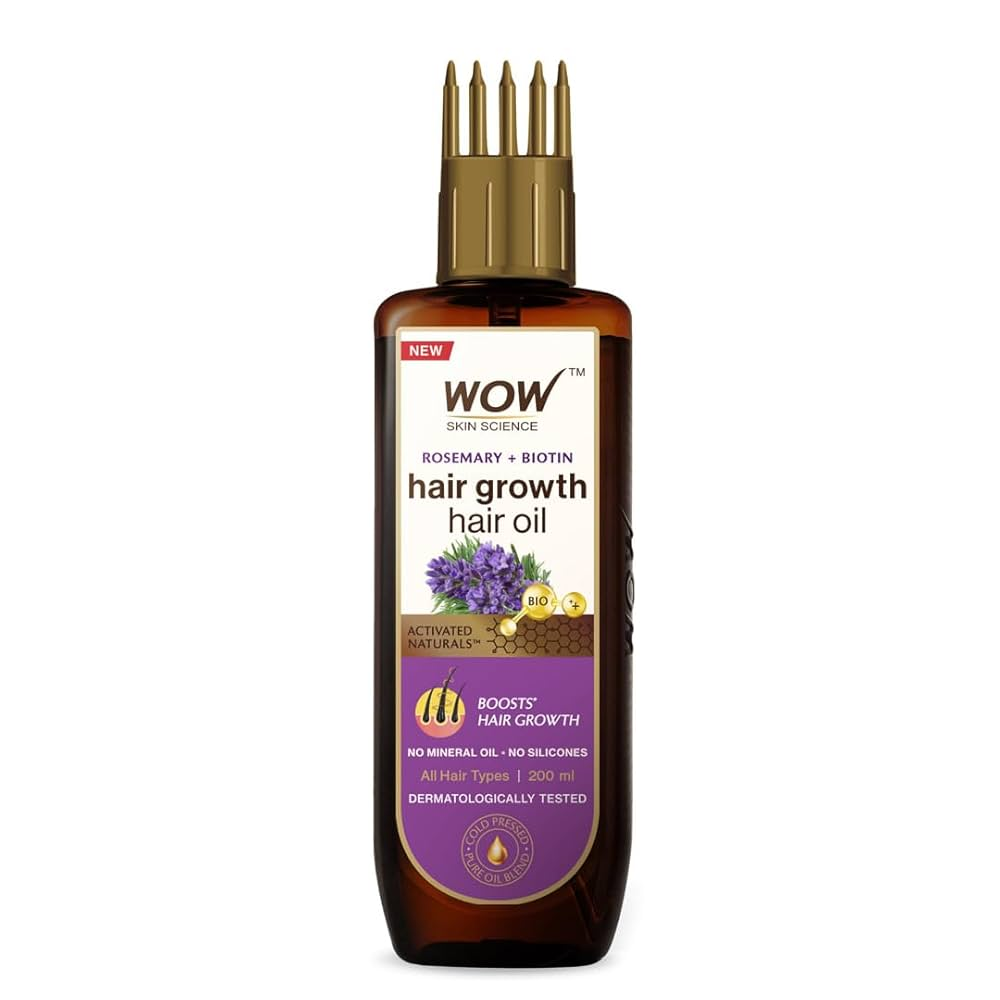 Wow Skin Science Rosemary With Biotin Hair Oil 200ml