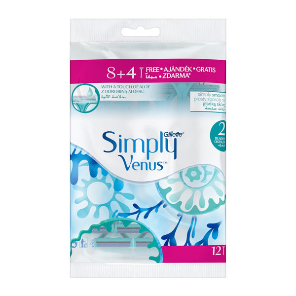 Gillette Simply Venus Disposable Razors 12 Pieces