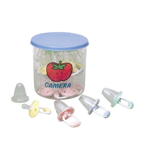 Camera Silicone Soother Box 24 Pcs