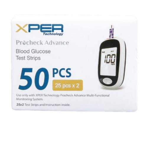 Xper Glucose Strips 50 Pieces