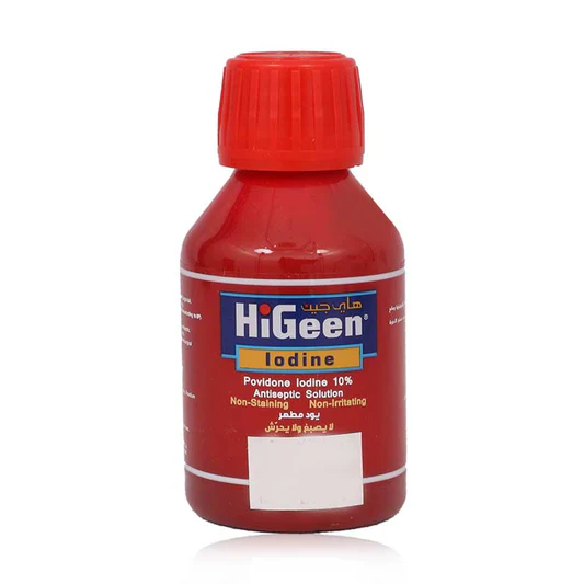 Higeen Povidone-Iodine Antiseptic Solution 10% 120ml
