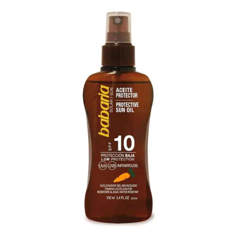 Babaria Tan Oil Zan SPF10 Spray 100ml