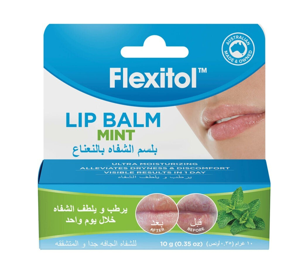 Flexitol Mint Lip Balm 10g