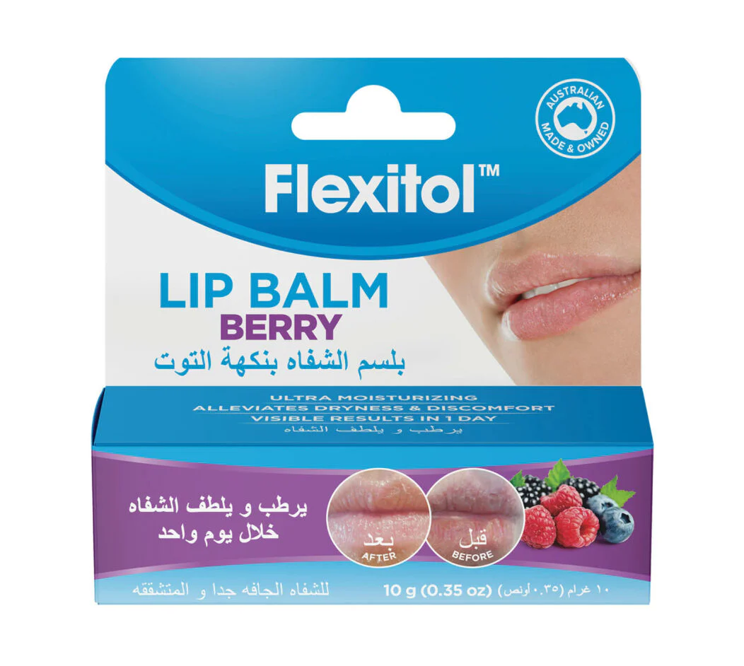 Flexitol Berry Lip Balm 10g