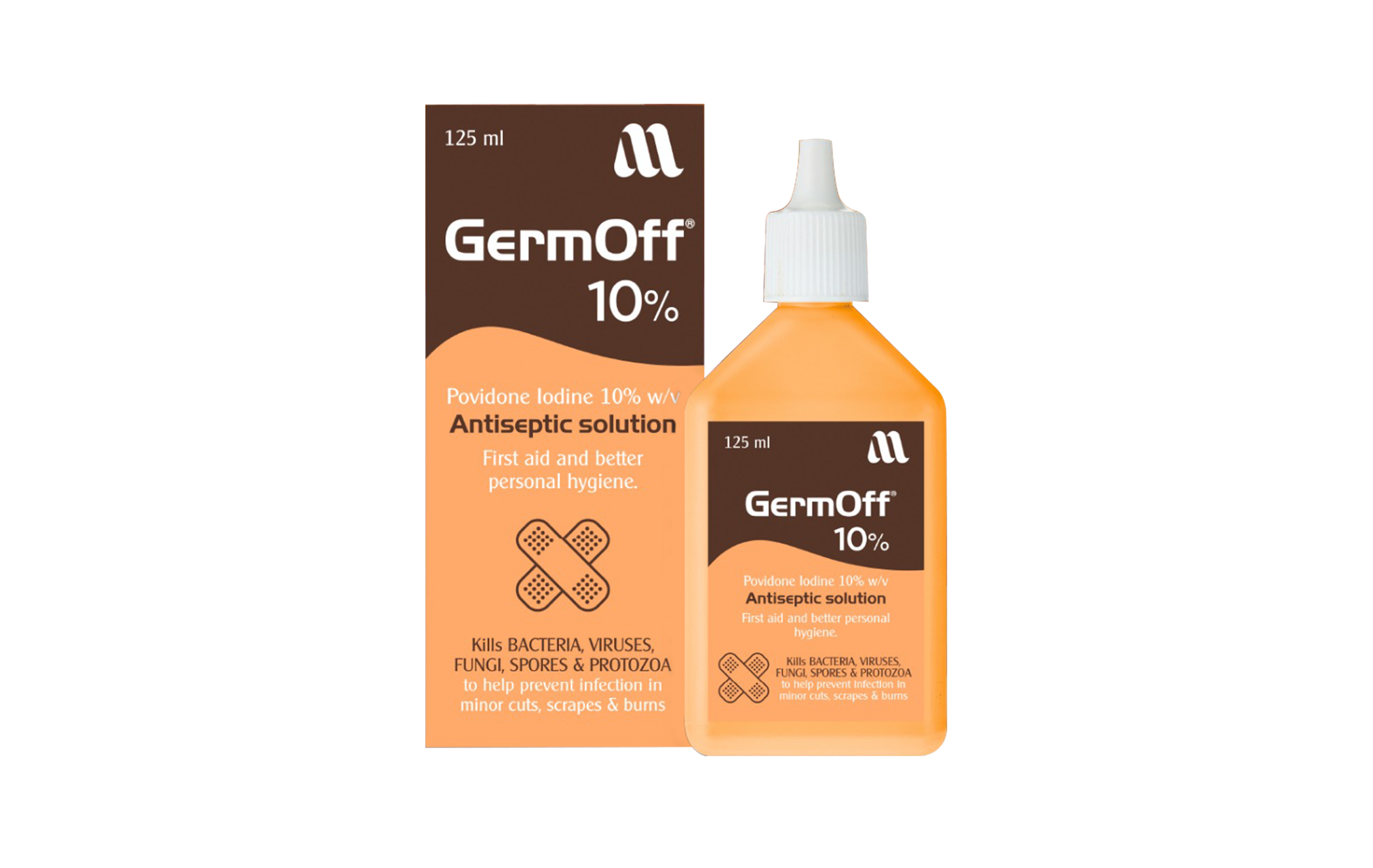 Germ Off 10% Antiseptic Solution 125ml
