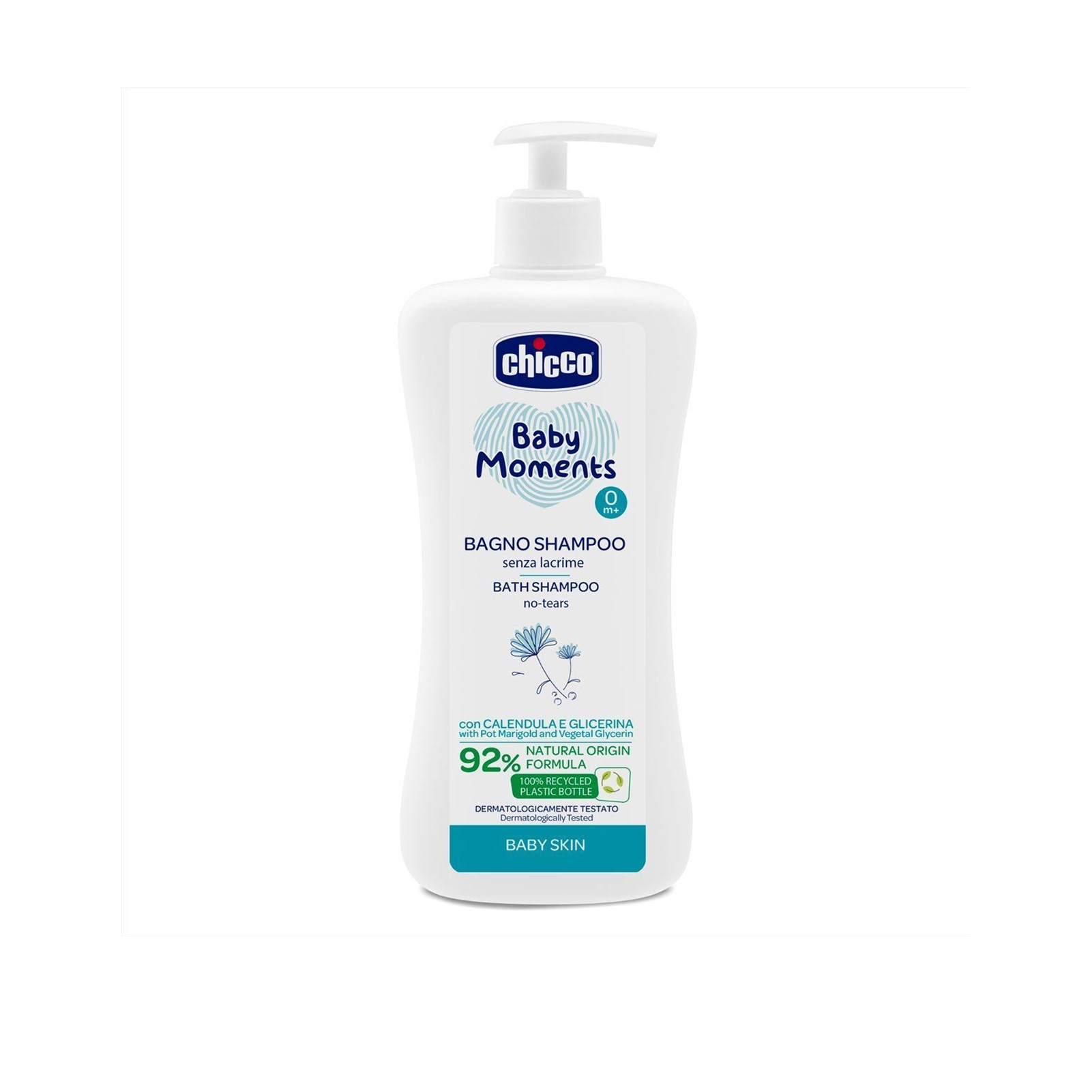 Chicco Baby Moments No-Tears Bath Shampoo 500ml